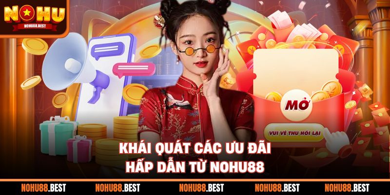 Khái quát các ưu đãi hấp dẫn từ Nohu88
